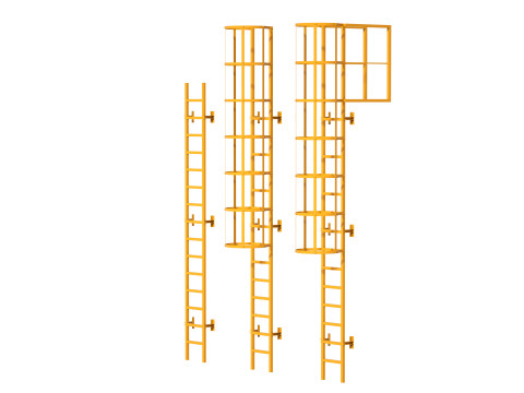 escalera de seguridad Modelo 3D
