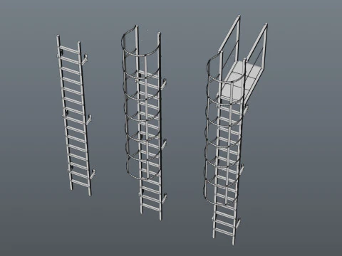 Safety ladder 3D Model
