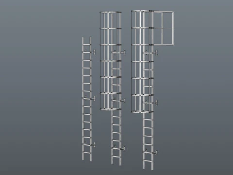 Safety ladder 3D Model