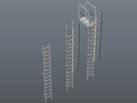 Safety ladder 3D Model