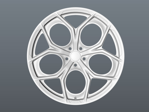 HRE P111SC car rim 3D Model