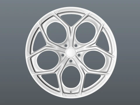 HRE P111SC car rim 3D Model