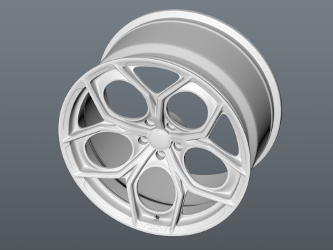 HRE P111SC car rim 3D Model