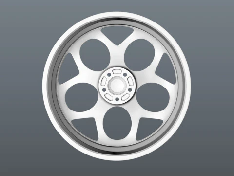 HRE P111SC car rim 3D Model