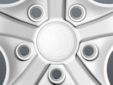 HRE P111SC car rim 3D Model