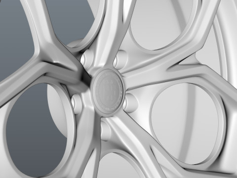 HRE P111SC car rim 3D Model