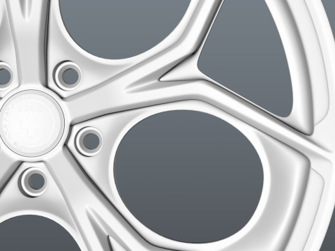 HRE P111SC car rim 3D Model