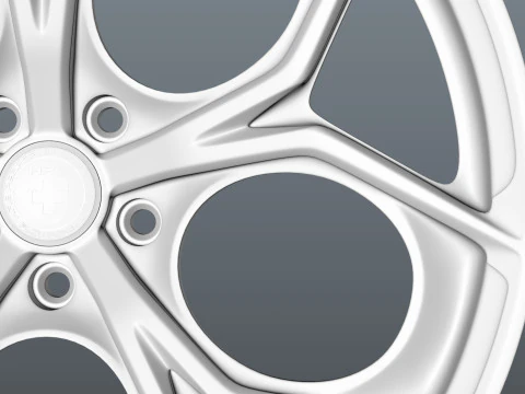 HRE P111SC car rim 3D Model