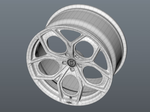 HRE P111SC car rim 3D Model