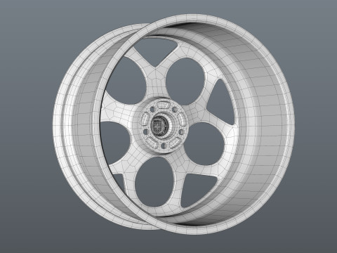 HRE P111SC car rim 3D Model