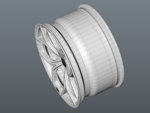 HRE P111SC car rim 3D Model