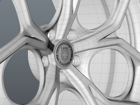 HRE P111SC car rim 3D Model