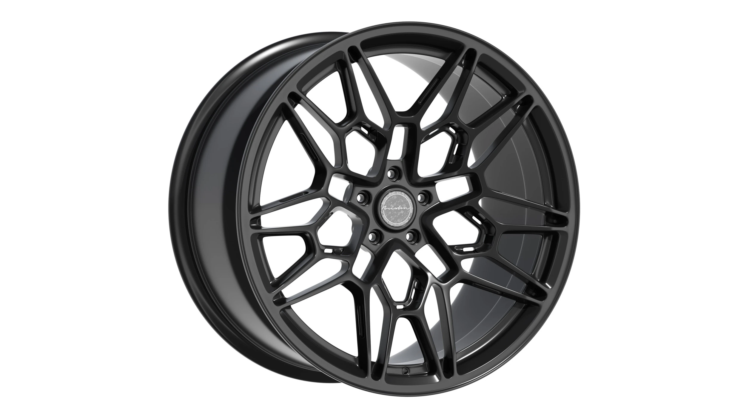 Brixton Forged FDE06 car rim 3D Model .c4d .max .obj .3ds .fbx .stl .blend
