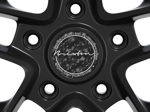 Brixton Forged FDE06 car rim 3D Model