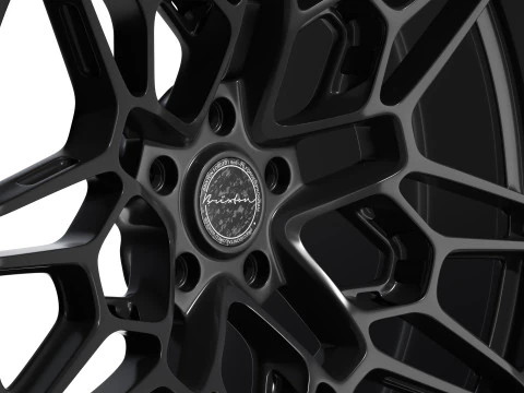 Brixton Forged FDE06 car rim 3D Model