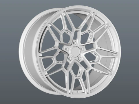 Brixton Forged FDE06 car rim 3D Model