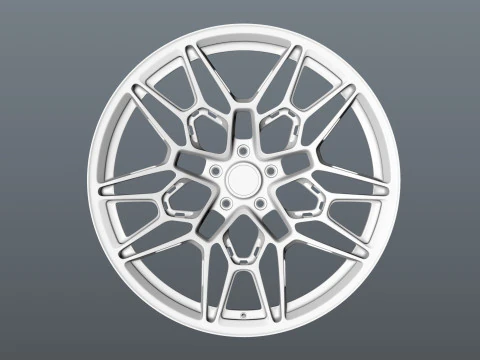 Brixton Forged FDE06 car rim 3D Model