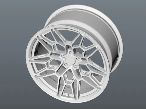 Brixton Forged FDE06 car rim 3D Model