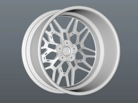 Brixton Forged FDE06 car rim 3D Model
