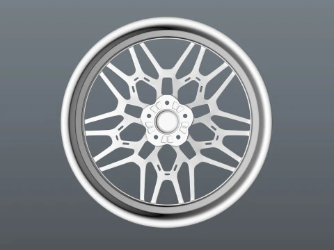 Brixton Forged FDE06 car rim 3D Model