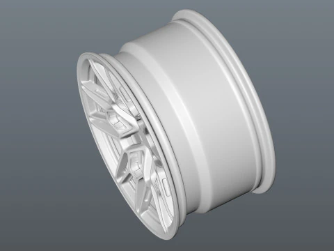 Brixton Forged FDE06 car rim 3D Model