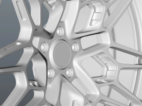 Brixton Forged FDE06 car rim 3D Model