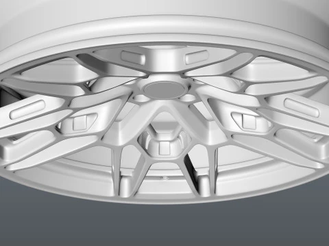 Brixton Forged FDE06 car rim 3D Model