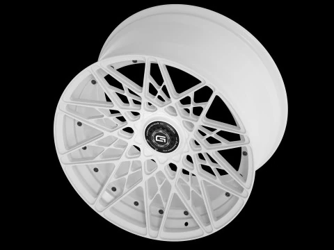 GOVAD FORGED WHEEL G54 ZAMOS Jante de voiture &agrave; verrouillage central en 2 pi&egrave;ces Modèle 3D