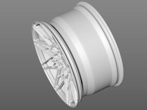 GOVAD FORGED WHEEL G54 ZAMOS Jante de voiture &agrave; verrouillage central en 2 pi&egrave;ces Modèle 3D