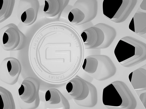 RODA FORJADA GOVAD G54 ZAMOS Aro de carro de 2 pe&ccedil;as Modelo 3D
