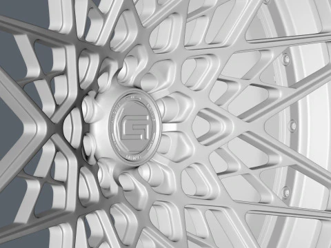 RODA FORJADA GOVAD G54 ZAMOS Aro de carro de 2 pe&ccedil;as Modelo 3D
