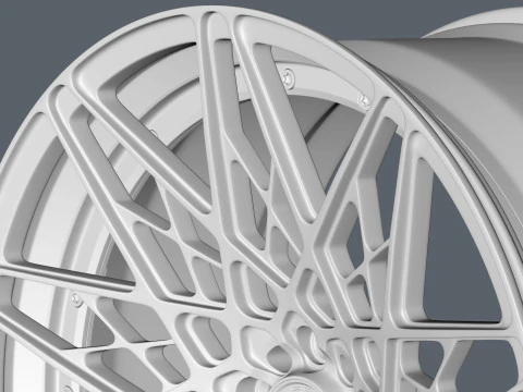 RODA FORJADA GOVAD G54 ZAMOS Aro de carro de 2 pe&ccedil;as Modelo 3D