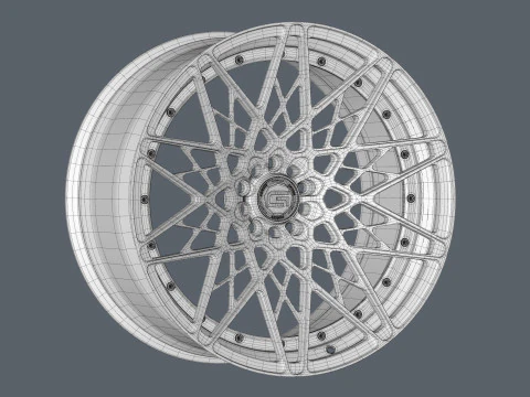 RODA FORJADA GOVAD G54 ZAMOS Aro de carro de 2 pe&ccedil;as Modelo 3D