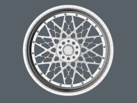 RODA FORJADA GOVAD G54 ZAMOS Aro de carro de 2 pe&ccedil;as Modelo 3D