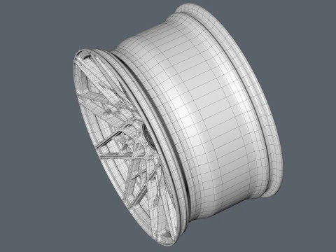 RODA FORJADA GOVAD G54 ZAMOS Aro de carro de 2 pe&ccedil;as Modelo 3D