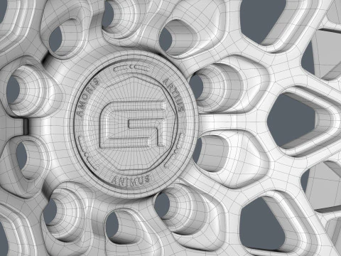 RODA FORJADA GOVAD G54 ZAMOS Aro de carro de 2 pe&ccedil;as Modelo 3D