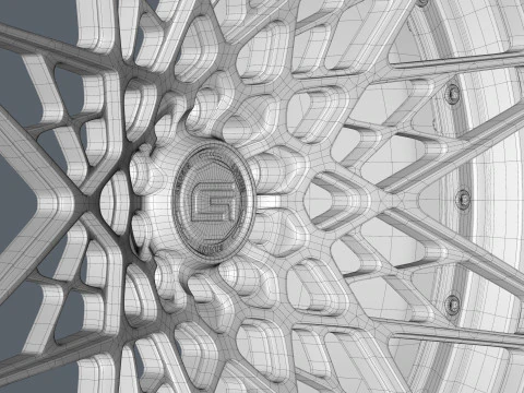 RODA FORJADA GOVAD G54 ZAMOS Aro de carro de 2 pe&ccedil;as Modelo 3D