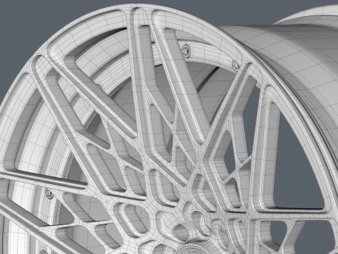 RODA FORJADA GOVAD G54 ZAMOS Aro de carro de 2 pe&ccedil;as Modelo 3D