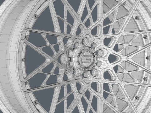 RODA FORJADA GOVAD G54 ZAMOS Aro de carro de 2 pe&ccedil;as Modelo 3D