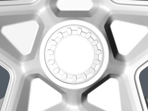 アルカルトレズホイール 3Dモデル