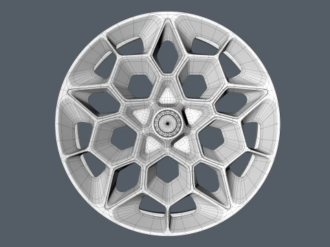 アルカルトレズホイール 3Dモデル