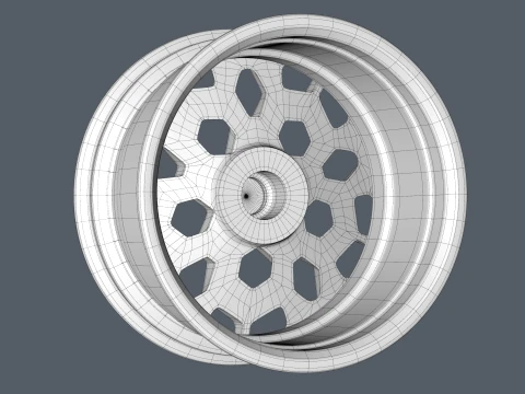 アルカルトレズホイール 3Dモデル