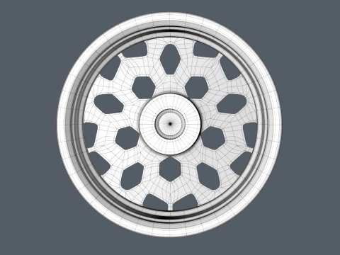 アルカルトレズホイール 3Dモデル