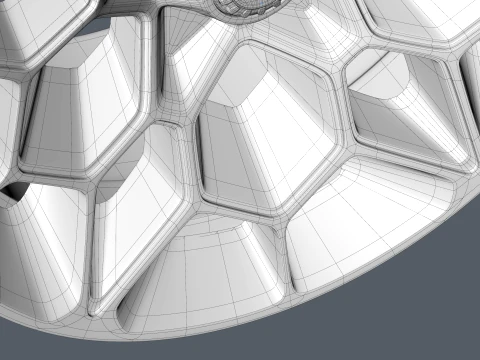 アルカルトレズホイール 3Dモデル