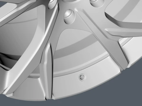 ASTON MARTIN FORGED WHEEL 3D Model