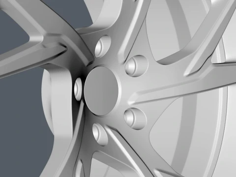 ASTON MARTIN FORGED WHEEL 3D Model