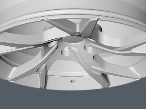 ASTON MARTIN FORGED WHEEL 3D Model
