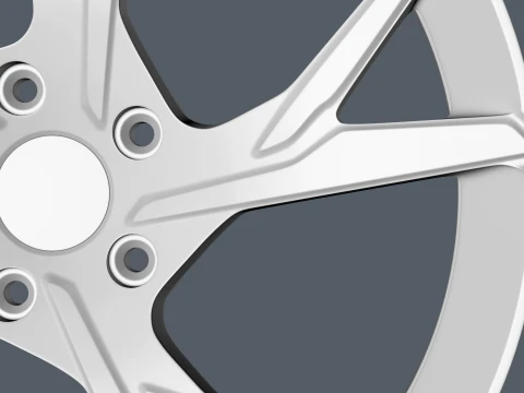 ASTON MARTIN FORGED WHEEL 3D Model