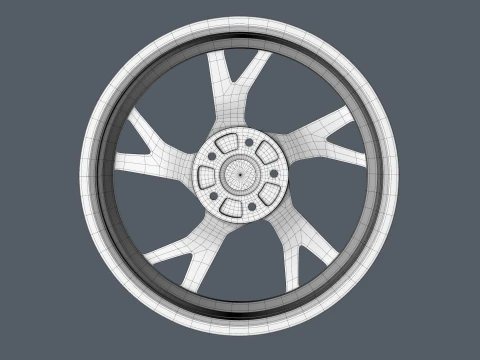 ASTON MARTIN FORGED WHEEL 3D Model