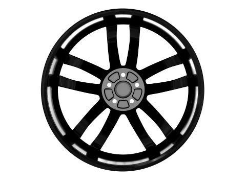 Audi FORGED WHEEL P04 3D Model